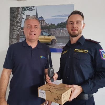 Donation for volunteer fire department Zapad