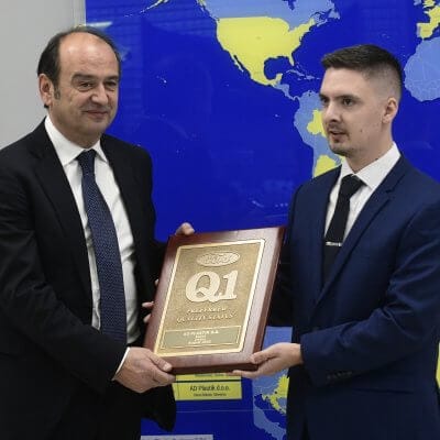 Zagrebačkoj tvornici prestižan certifikat kvalitete Ford Q1